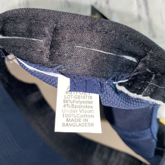 Ahead Cap Hat Unisex Adjustable Strap Navy Yellow “The LongBay Club” - Picture 9 of 9